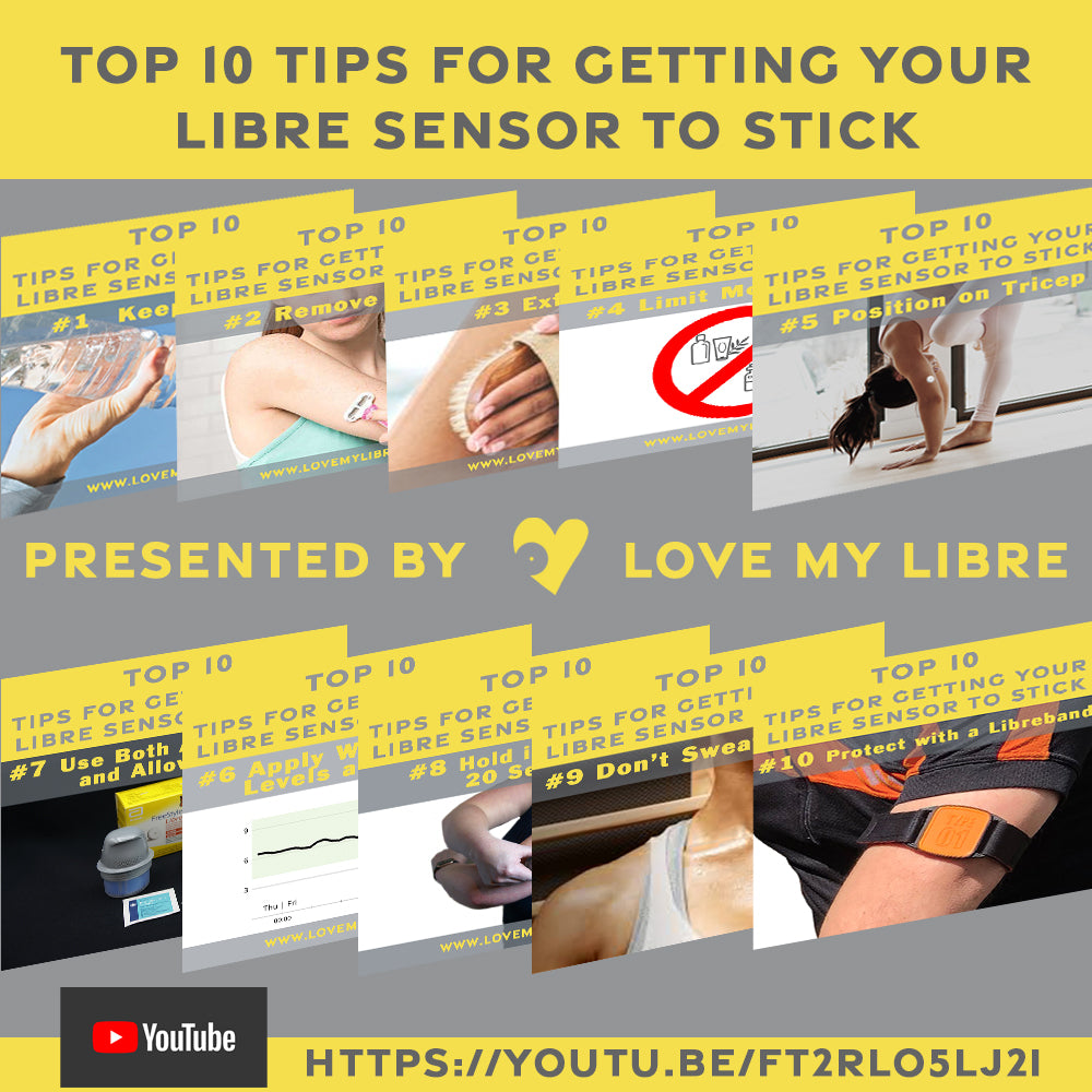 TOP 10 TIPS FOR GETTING YOUR LIBRE SENSOR TO STICK