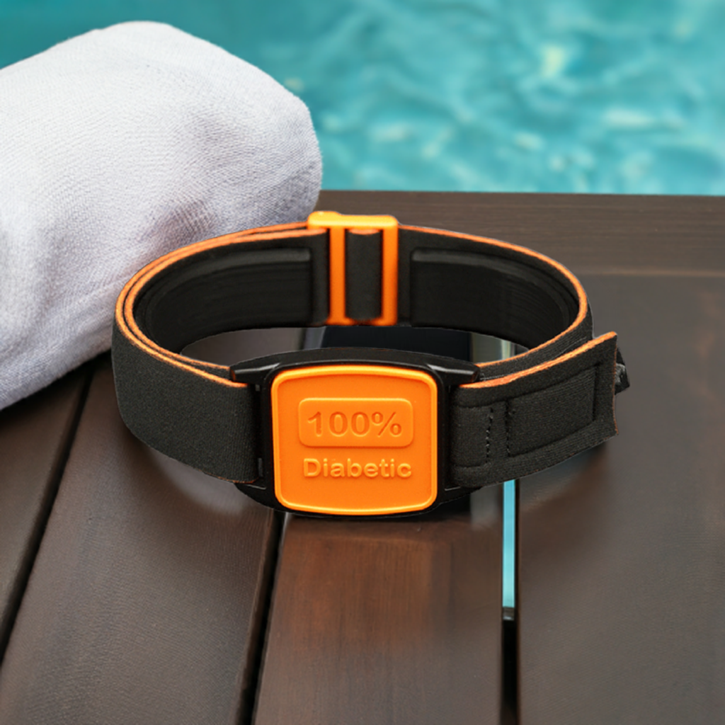 Freestyle Libre 2 CGM Sports &amp; Swim Armband - Orange 100 Libreband