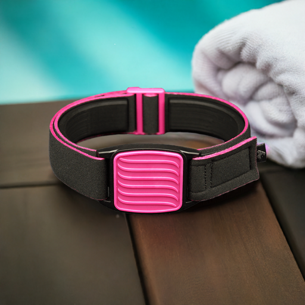 Freestyle Libre 2 CGM Sports &amp; Swim Armband - Magenta Wave Libreband