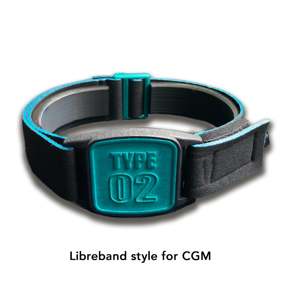 Libre 2/2 Plus CGM Armband Cover - Sports &amp; Swim Teal Type 02 Libreband
