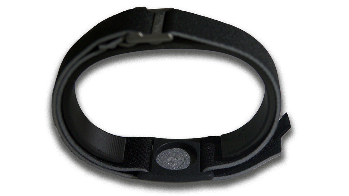 Libreband Armband in reverse with pewter cover.