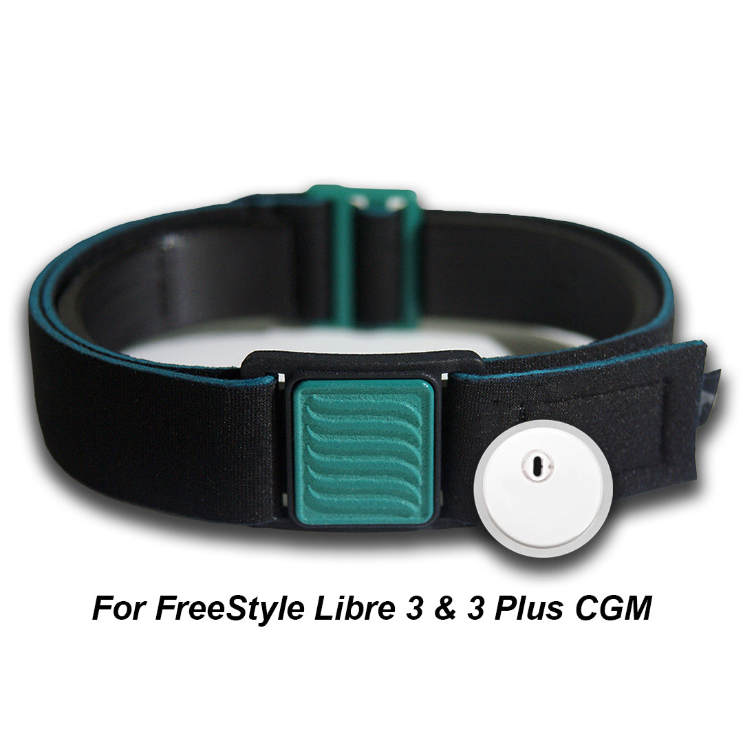 Libreband CGM Armband for FreeStyle Libre 3 & 3 Plus Teal Wave - Love My Libre Libreband CGM Armband for FreeStyle Libre 3 & 3 Plus Teal Wave - Love My Libre