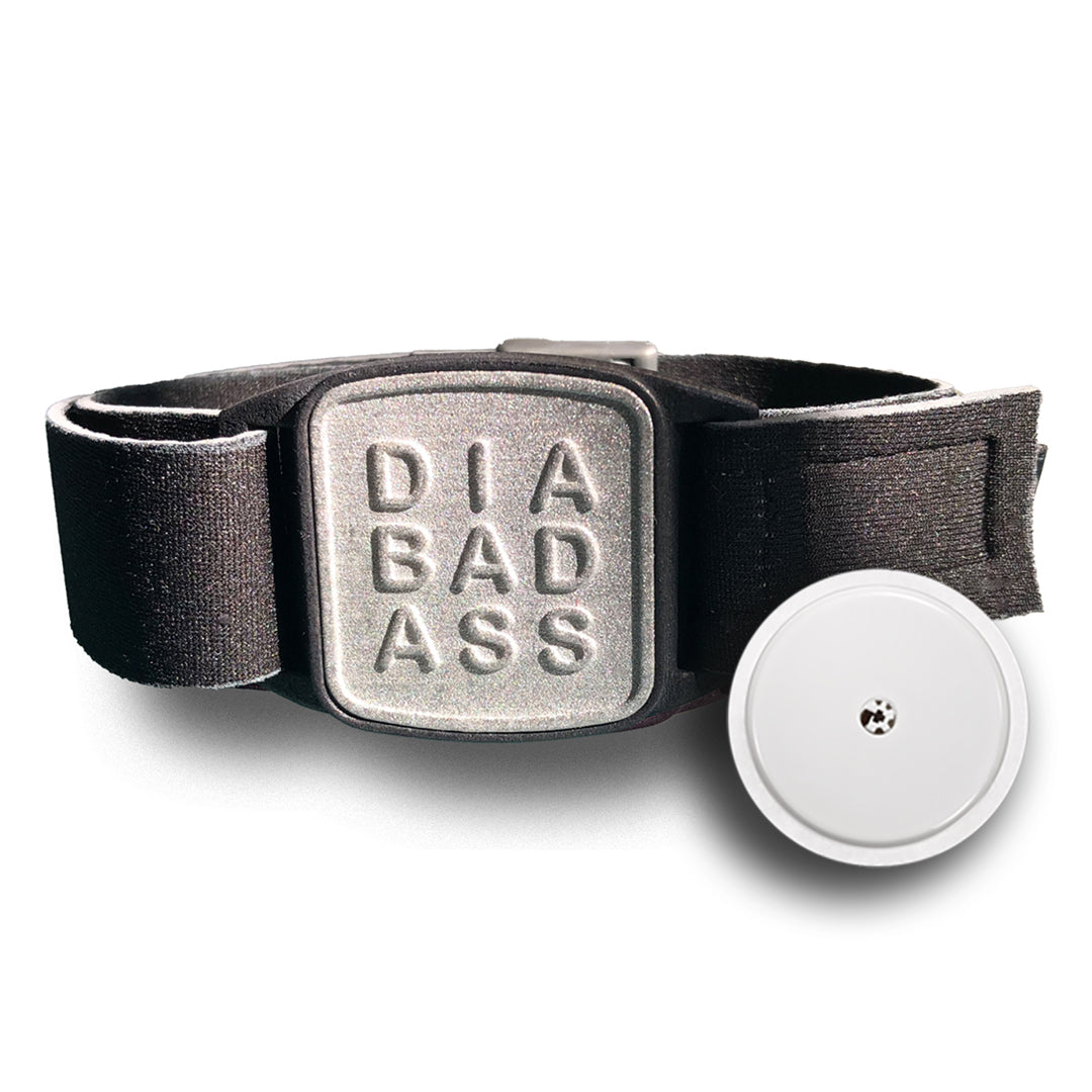 Libreband Armband for Freestyle Libre 2. Pewter color with Diabadass cover. Shown with a Libre 2 Plus sensor.
LML4610, LML4214, LML4207, LML4191.