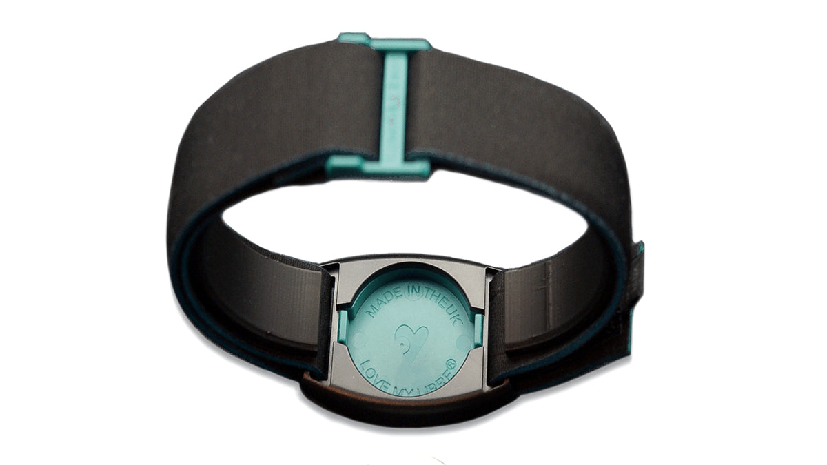 Libreband Armband in reverse with teal cover