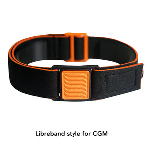 Libreband CGM Armband for FreeStyle Libre 3 & 3 Plus – Orange Wave