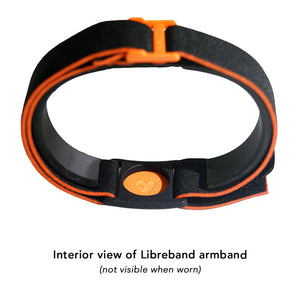Libreband CGM Armband for FreeStyle Libre 3 & 3 Plus – Orange Wave