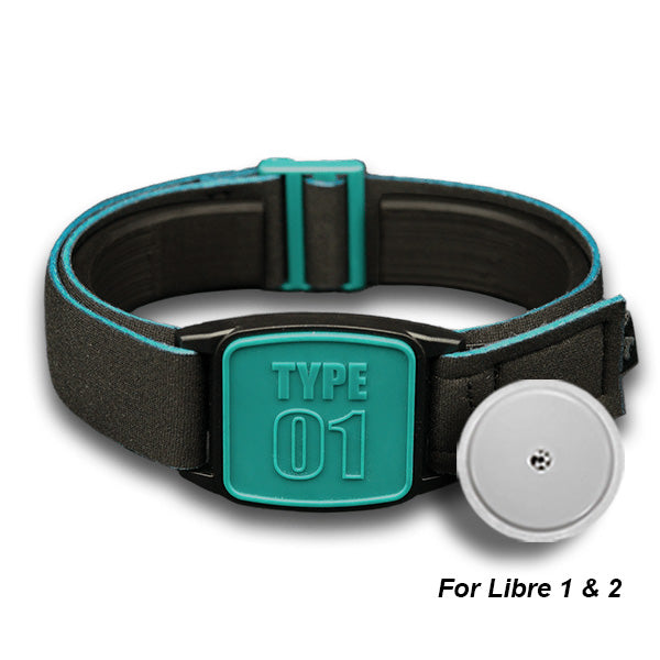 Freestyle Libre 2 CGM Sports &amp; Swim Armband - Teal Type 01 Libreband