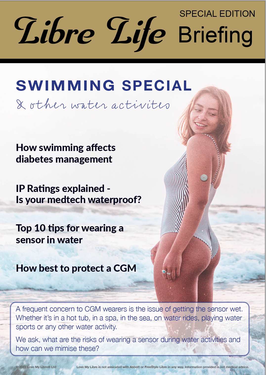 Libre Life Briefing: Swimming  wearing a CGM
