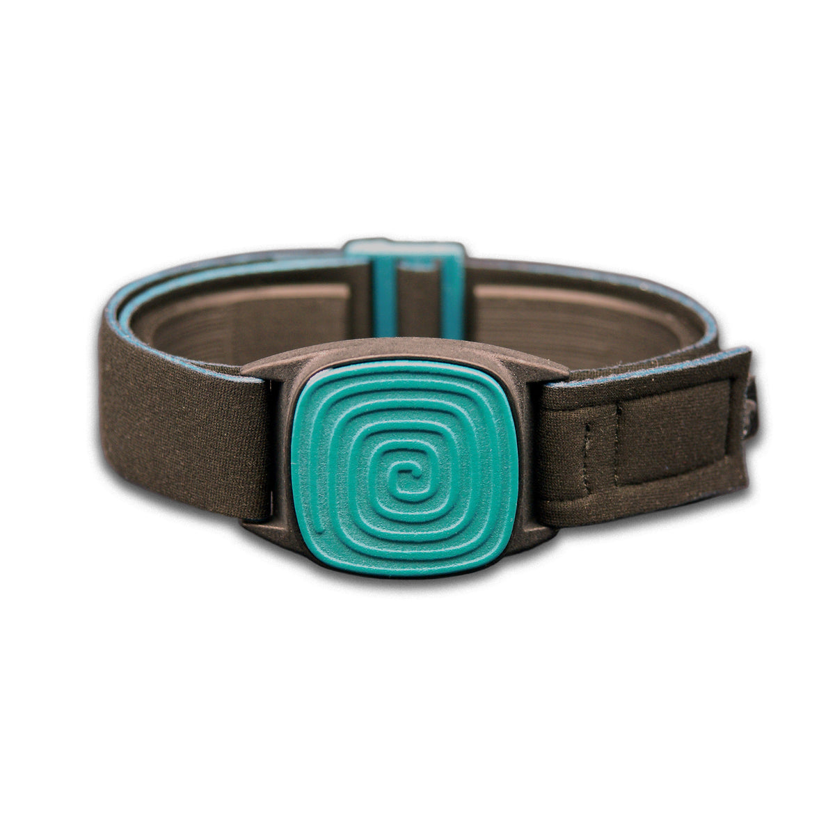 Libreband+ armband for Blucon. Teal cover with Swirl design. 